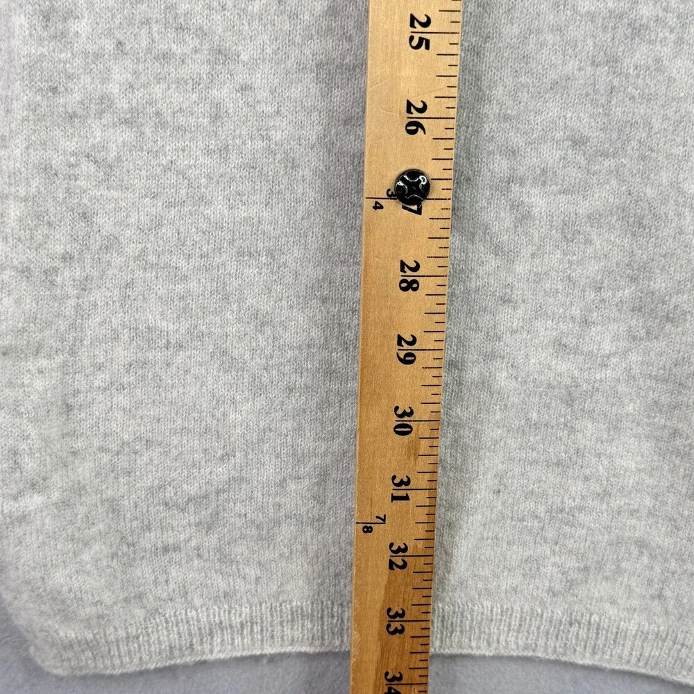 Tahari Womens One Size Heather Gray Scarf 100% Cashmere Winter Soft Wrap Knit